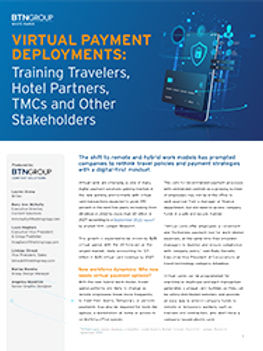 Virtual Payment Deployments: Training Travelers, Hotel Partners, TMCs and Other Stakeholders